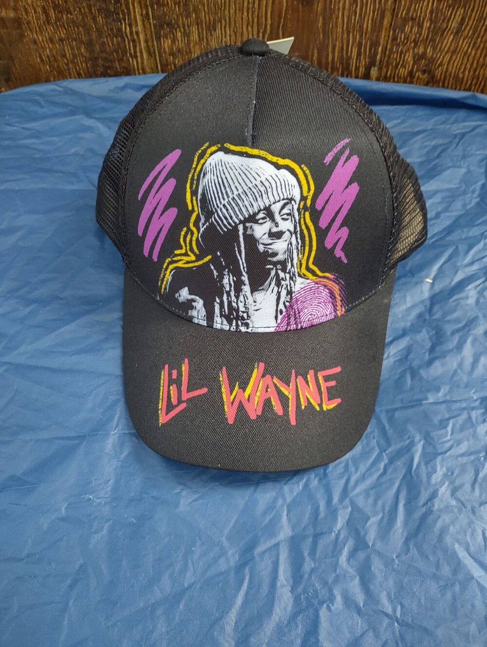 LIL Wayne Graffiti Portrait Trucker Hat OSZ